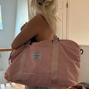 Pink Tote Bag w mini bag